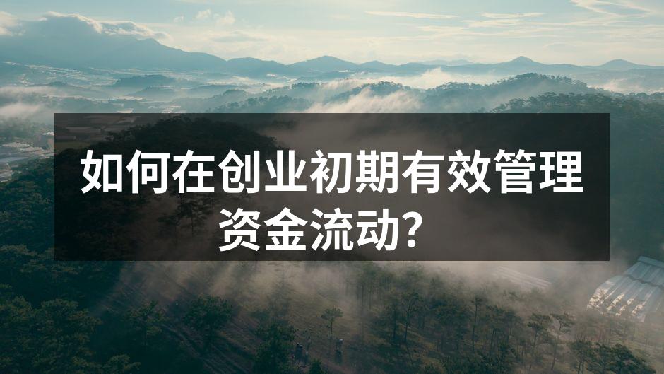 创业资金管理策略图解